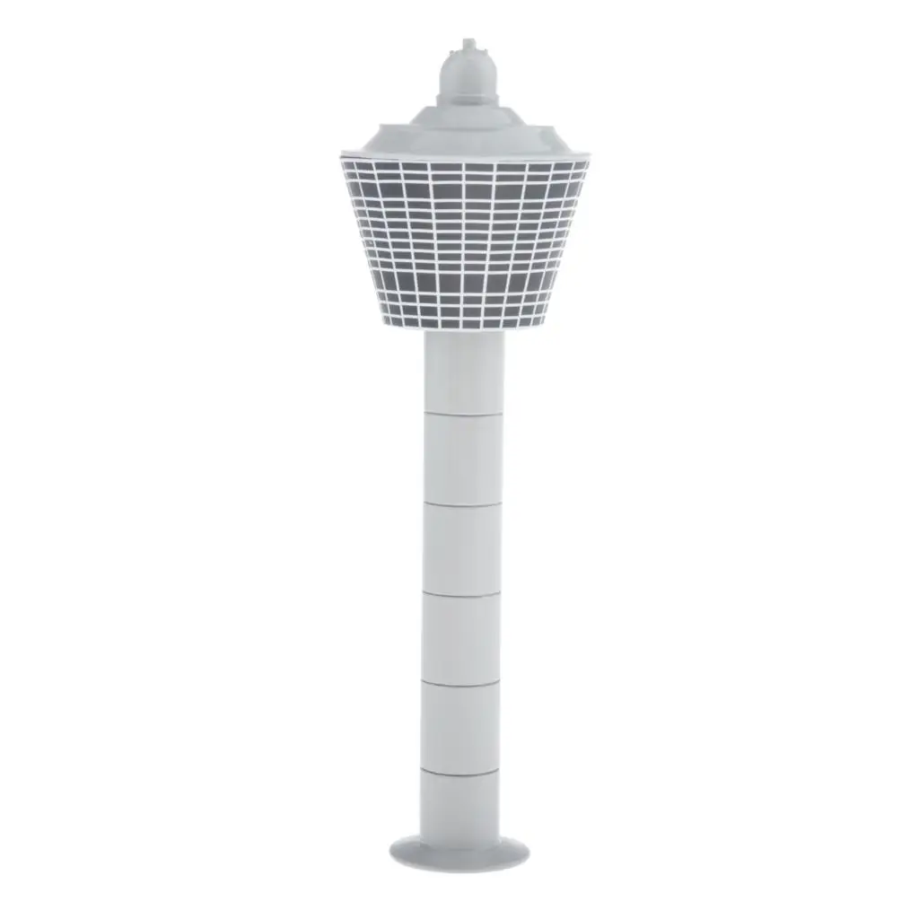 1:400 Scale Plastic Simulation Airport Tower Scene Model DIY Accessories