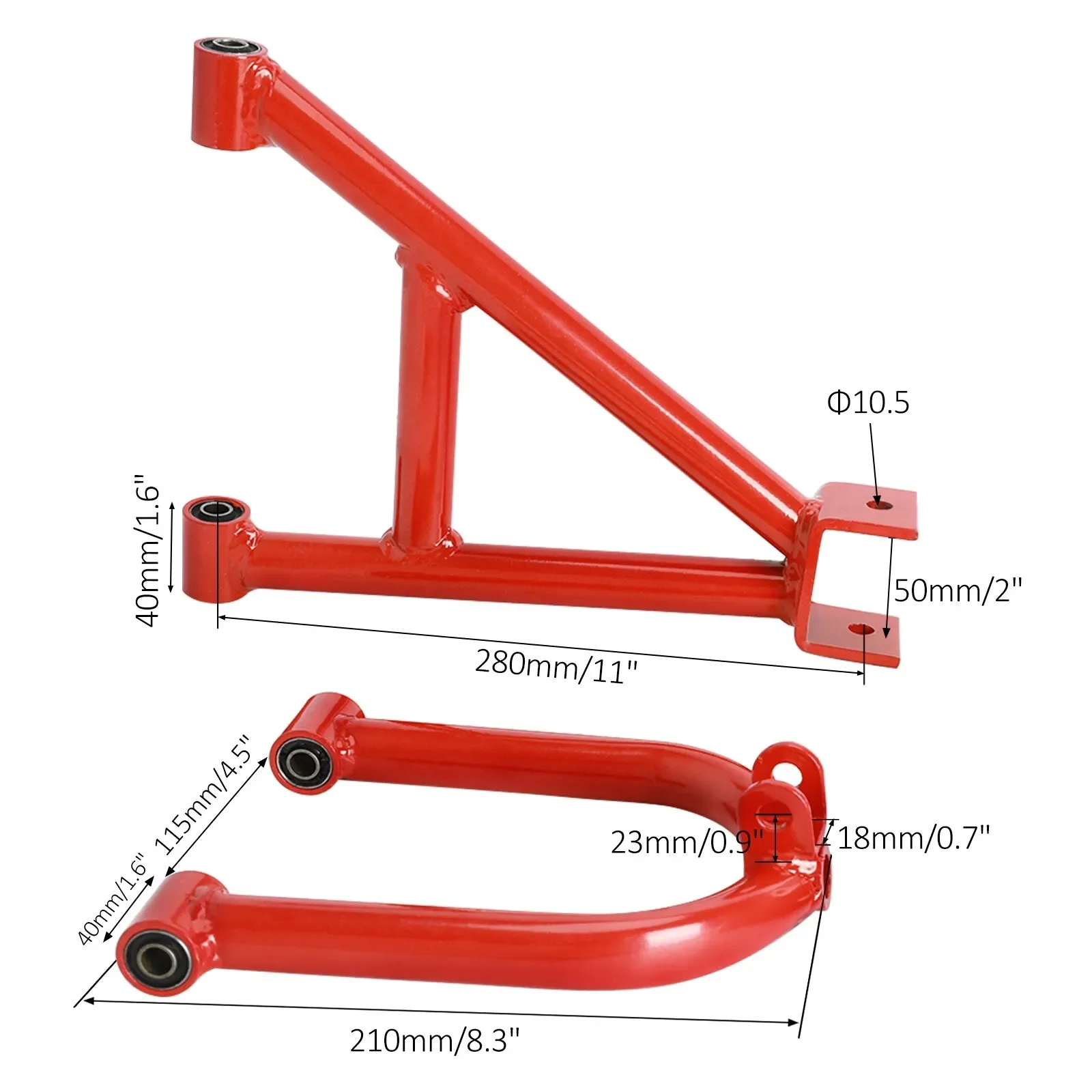 Suspenze upper/lower otřes otáčet se ruka souprava vyhřívání kloub pro DIY ATV chodit kart