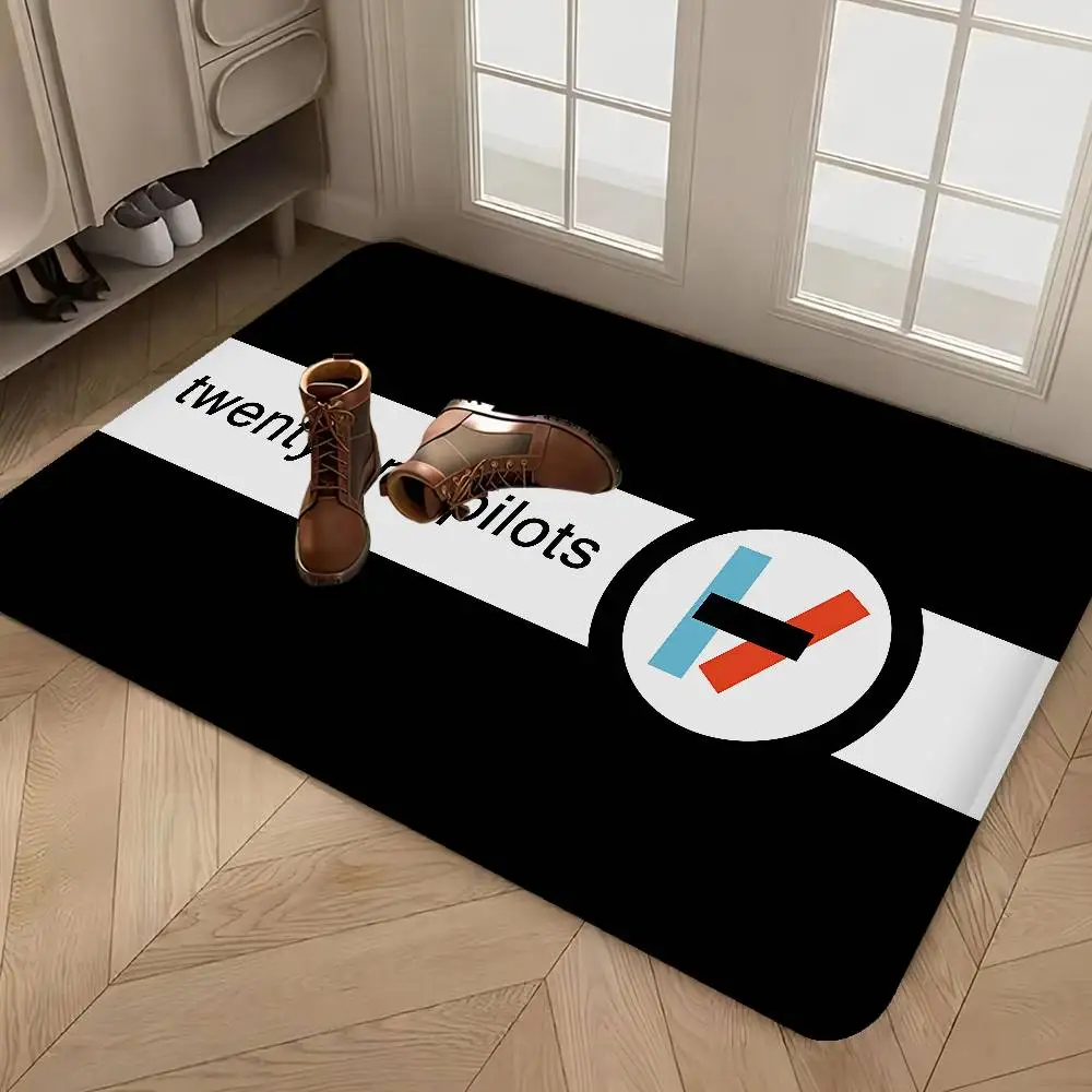 Beliebte T-Twenty One Pilot Küchenmatte im nordischen Stil, Schlafzimmer- und Wohnzimmer-Fußmatte, rutschfester Willkommens-Teppich für den Balkon