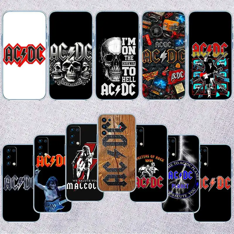 FD1 A-acdc Funda transparente para teléfono Motorola Moto G7 G8 G9 G84 G85 G73 G24 G15 Z2 Play Power Plus