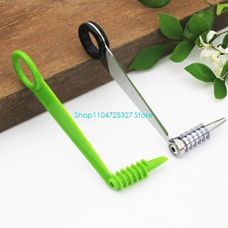 D8KF Rotary Vegetable Spirals Cutter Stainless Steels For Carrot Cucumber Slicing