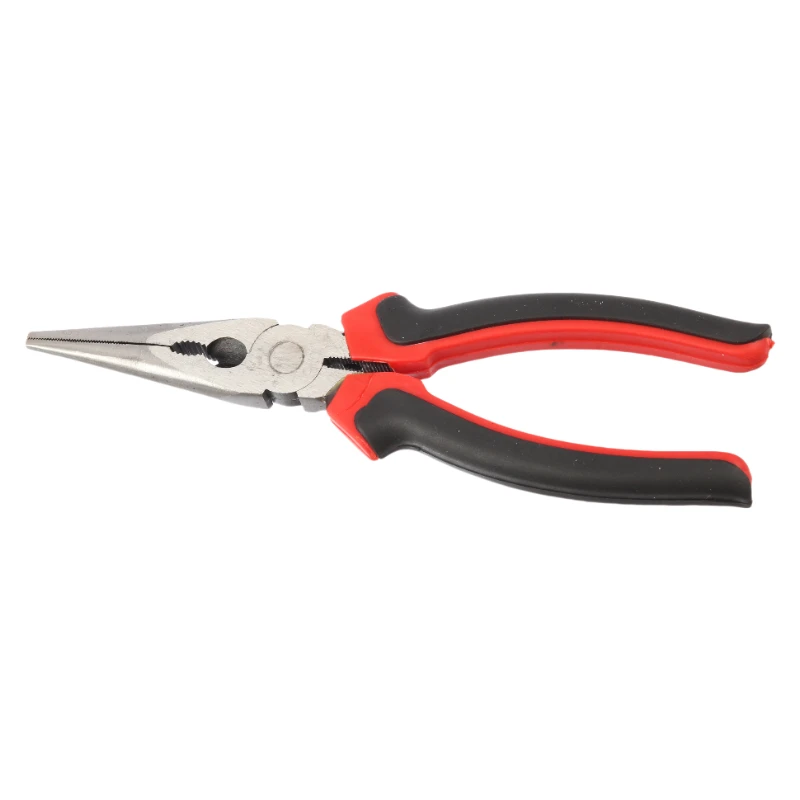 8インチワイヤープライヤー クロムバナジウム鋼ワイヤーカッター ワイヤーツイストプライヤー 鉄線尖ったノーズフラットプライヤー