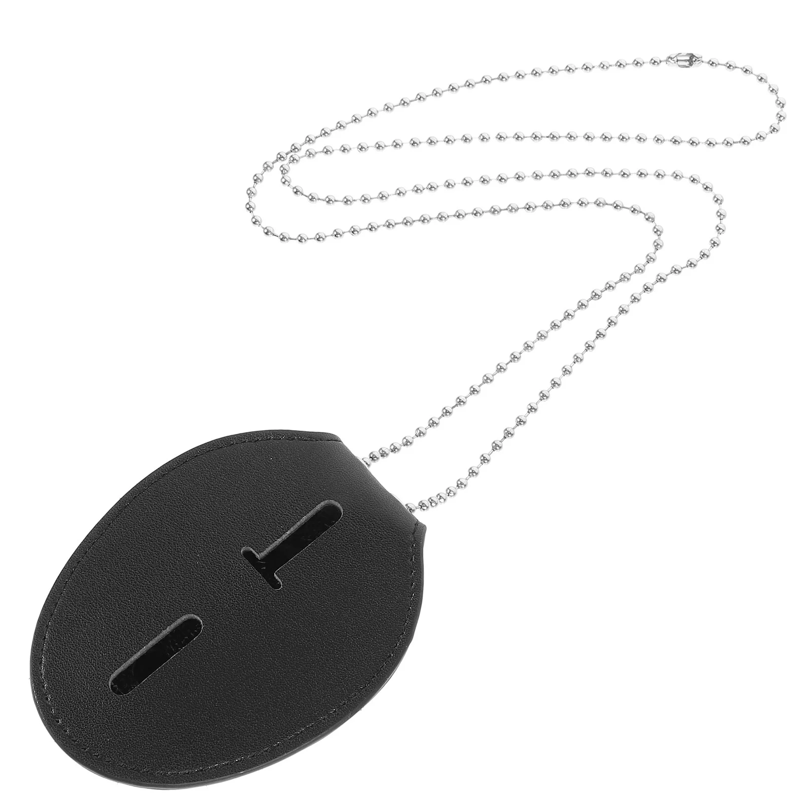 Soporte para insignia de personal médico, etiqueta de nombre, funda protectora para tarjeta, Clip para cinturón, policía voluntaria, crédito, Protector de Pu para empleado