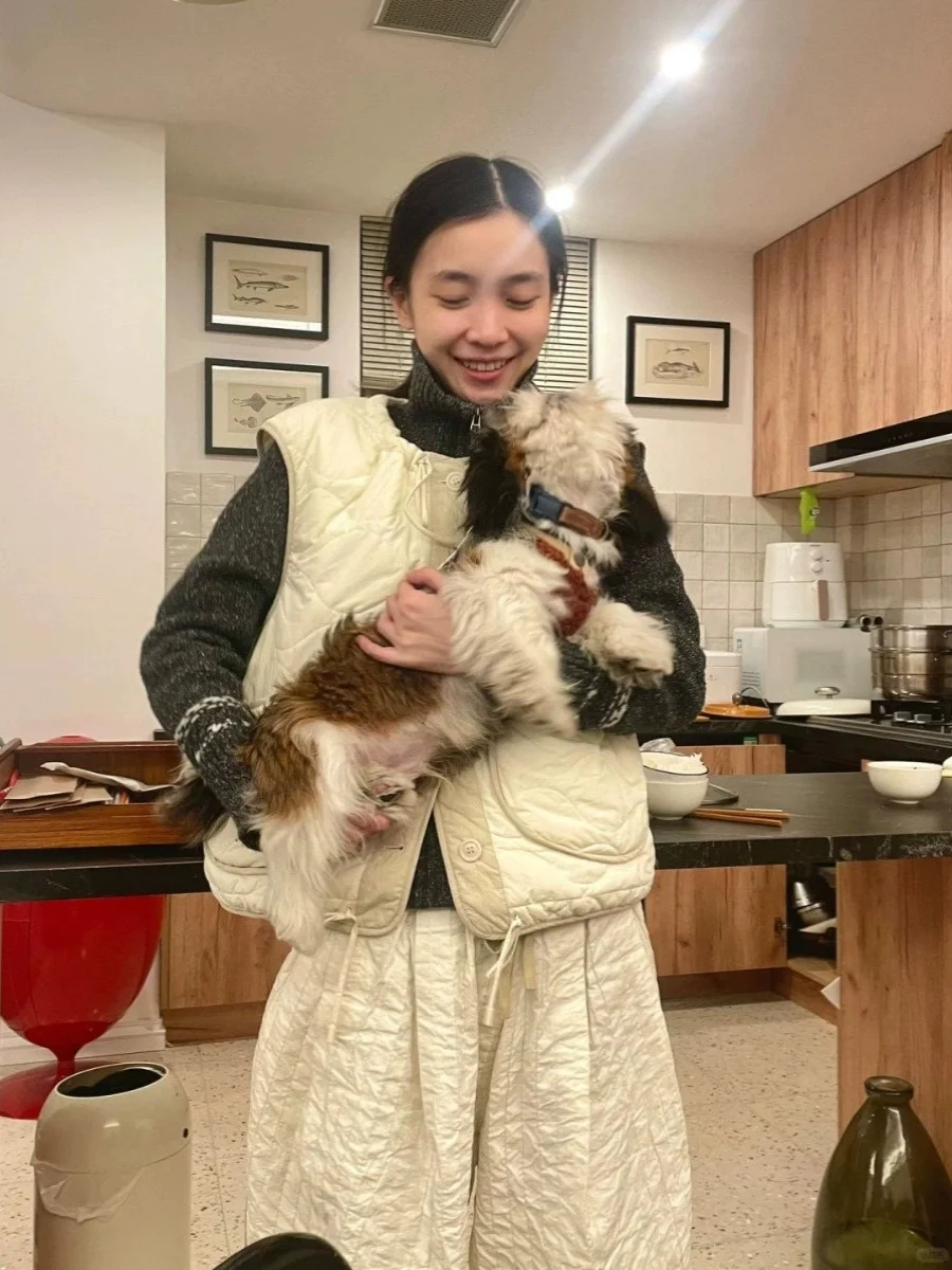 Koreanische Sle Layered Baumwolle Jaet Weste Strickjacke frauen Herbst Winter Dstring Gürtel runde Ne Bal Oberbekleidung