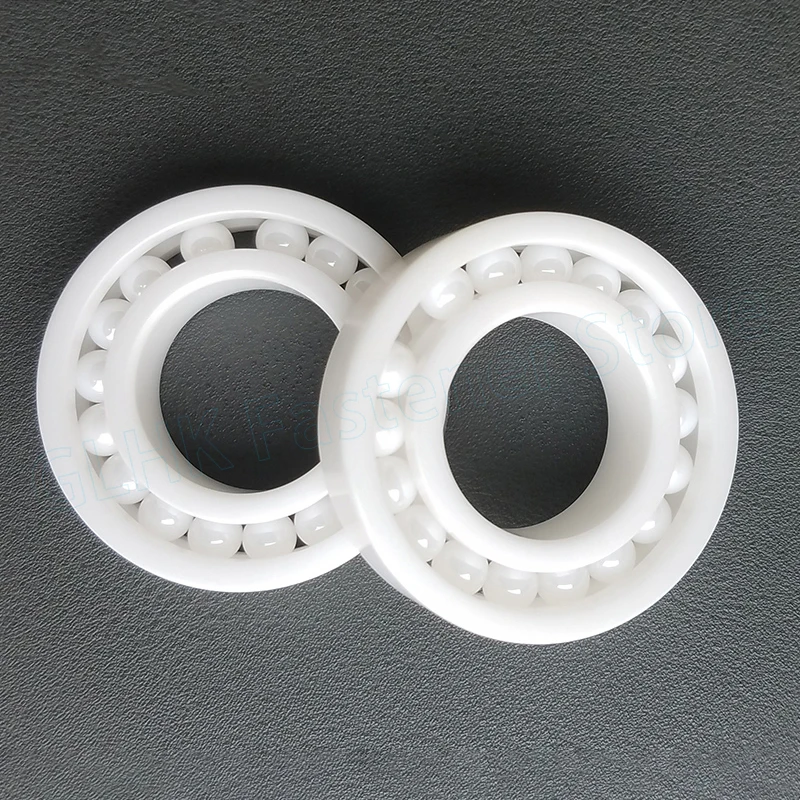 

1pcs Zirconia Full Ball Ceramic Bearings 604 605 606 607 608 609 624 625 626 627 628 to 6906 High Temperature ZrO2 Bearing