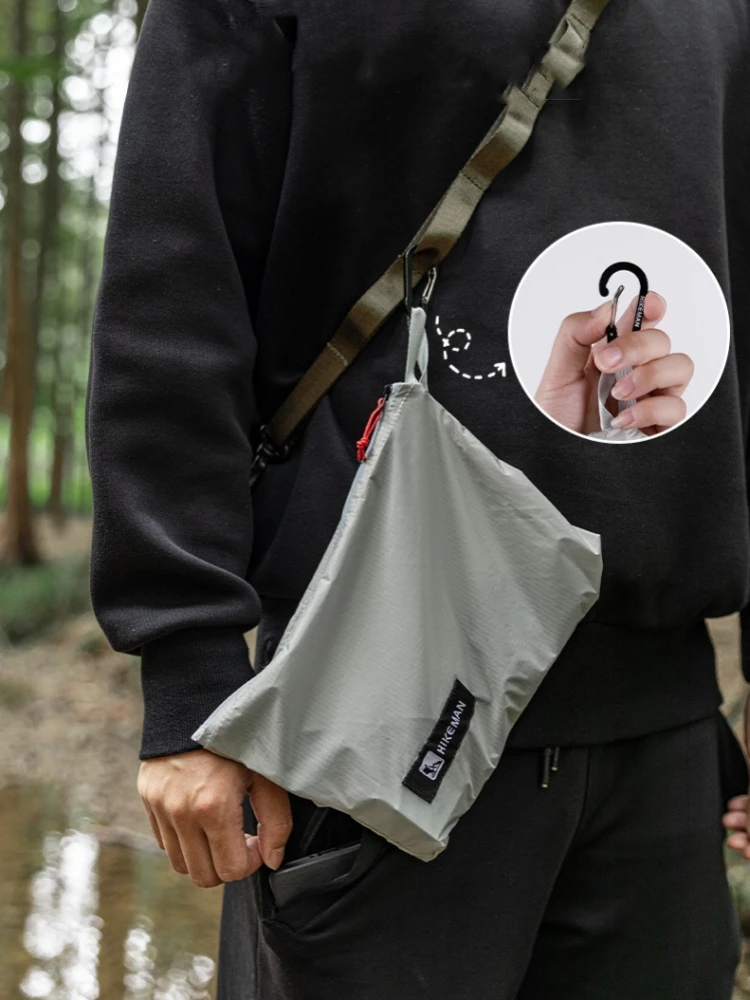 Outdoor Camping Wodoodporna torba do przechowywania Lekka, powlekana silikonem 20D Przenośna torba podróżna do przechowywania drobiazgów