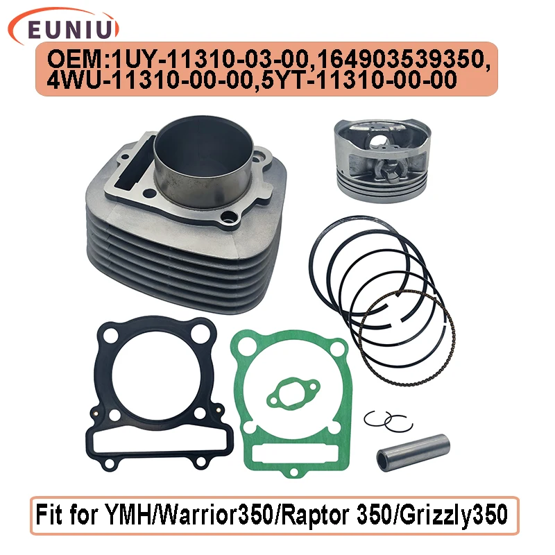 

Комплект прокладок поршня цилиндра с верхним концом для YMH Big Bear Warrior Wolverine Raptor 350 Grizzly 350 Bruin 350 YFM350 1UY-11310-03-00
