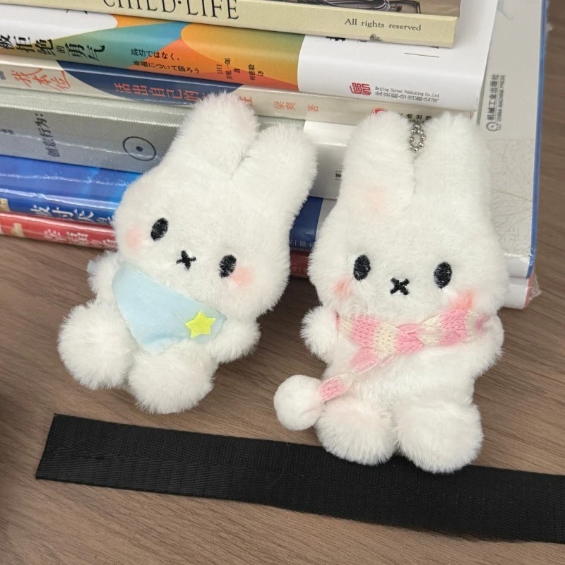 New Miffy rabbit key chain high color value cute doll doll shape creative girl heart exquisite sweet schoolbag car pendant gift view 6