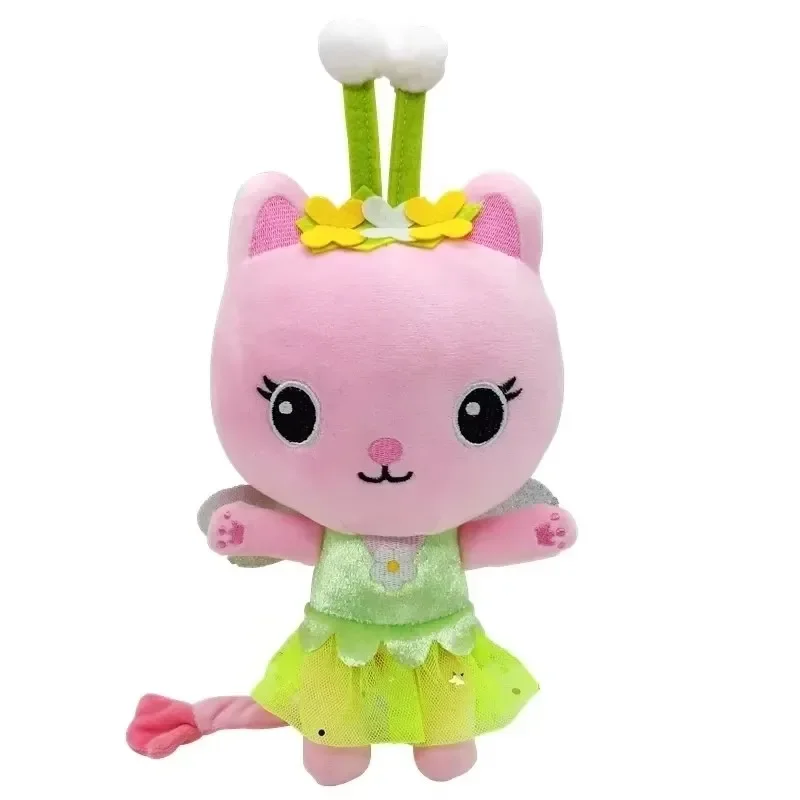 新しい 8 種類のギャビー・ドールハウスぬいぐるみ、メルカット漫画のぬいぐるみ、人魚猫のぬいぐるみ、子供の誕生日クリスマスプレゼント