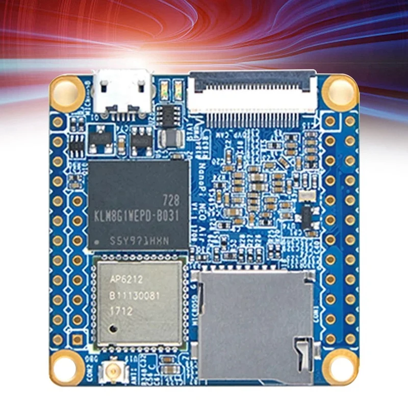 For Nanopi NEO Air Development Board+16G Memory Card H3 4-Core 512MB+8GB EMMC Wifi Bluetooth Run Ubuntucore