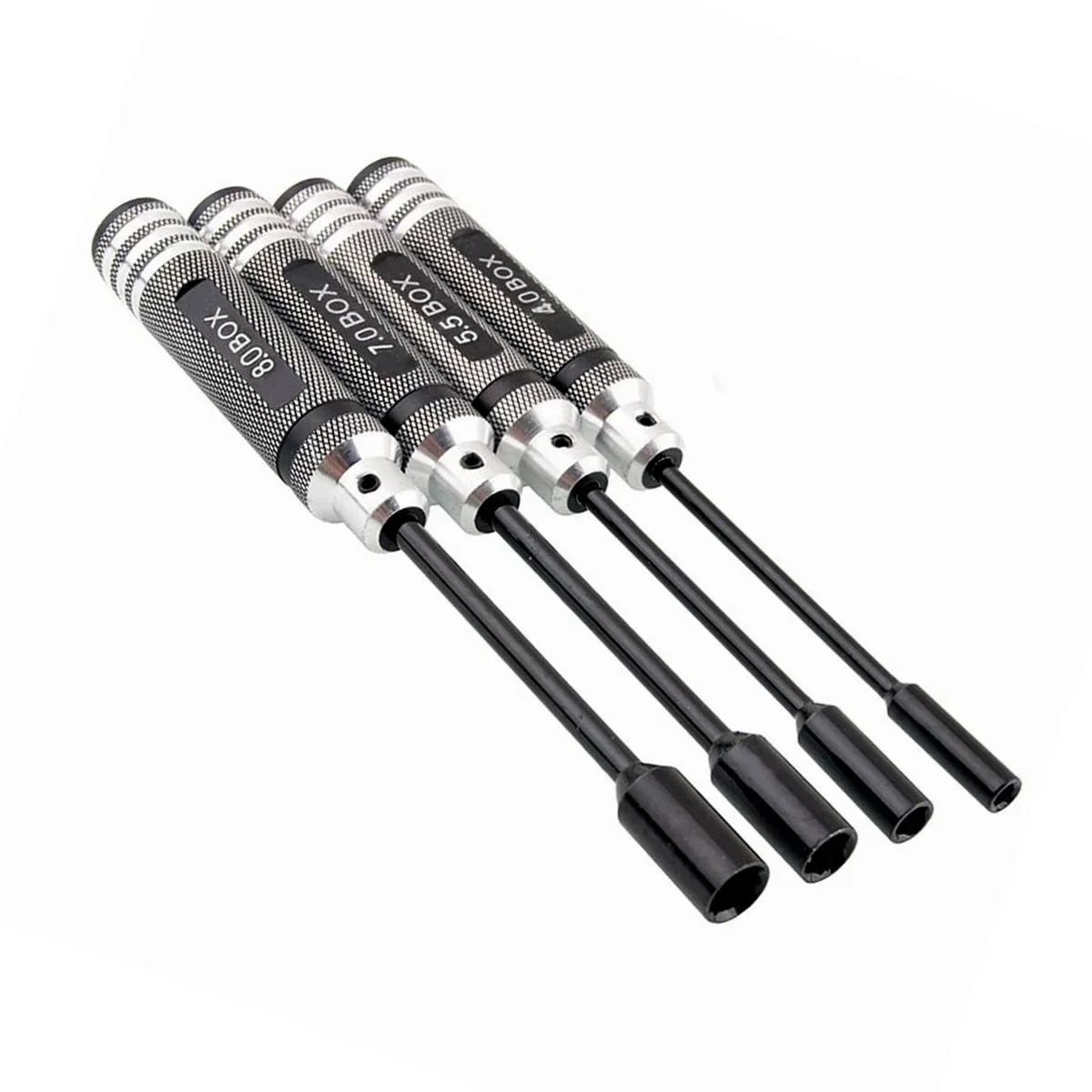 Knut Racing Metal Hex NUT Key Socket Screwdriver Screw Driver Wrench 4.0/5.5/7.0/8mm RC Tools Quadcopter Boat Car Hex Box Tool