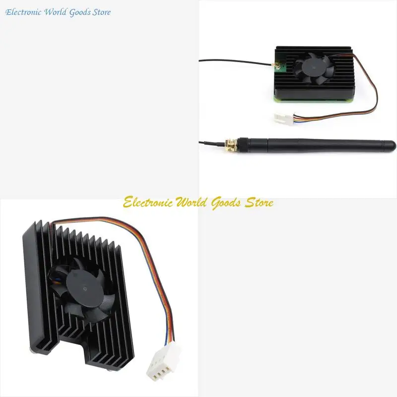 

A3PD 4Pin Aluminum Heat Sink CM4 Cooler Radiator for Raspberry Compute Model 4 CM4