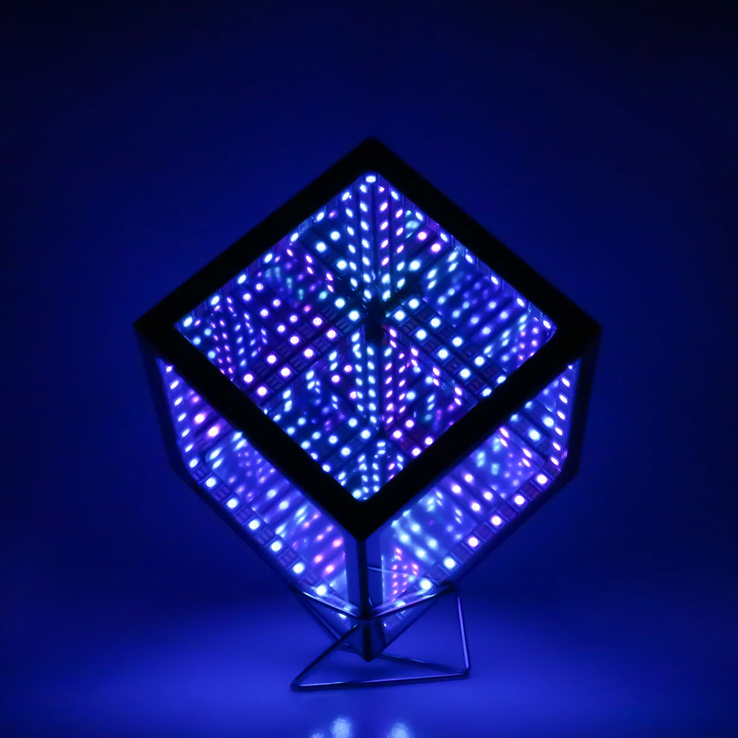 3D  Cube Abyss Lamp Desktop Atmosphere Lamp Creative Cool Fantasy Gaming Decorative Atmosphere Lamp Streamer Gaming Lamp