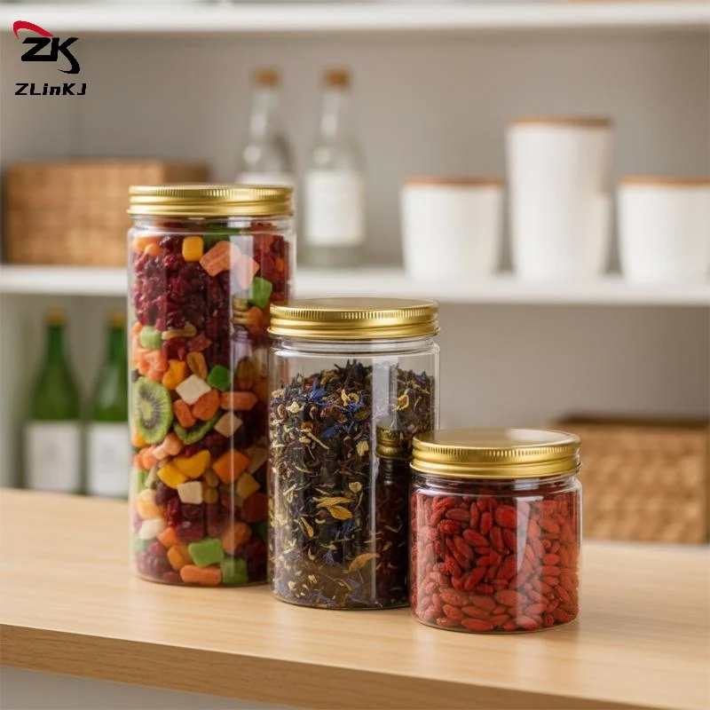 1個入り透明包装瓶、アルミ蓋付き密封ジャー、PETプラスチッ - Food Packed Snacks のレビューと価格