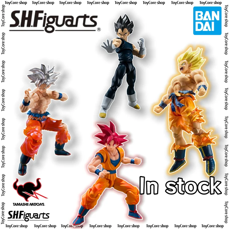 Figura Coleccionable Original de Bandai S.H.Figuarts, Exclusiva de Tamashii Web, Dragon Ball: Goku, Gohan, Vegeta, Vegito