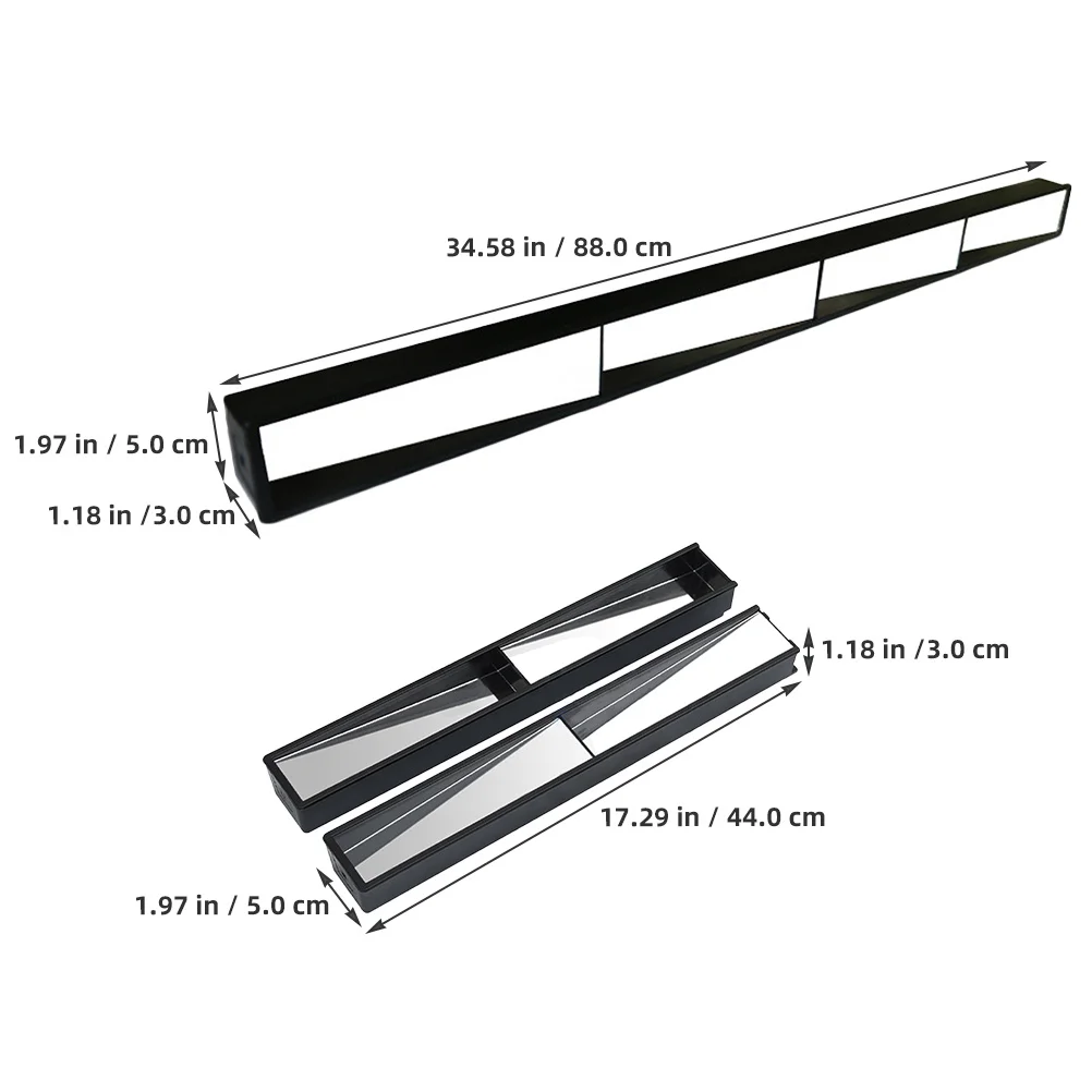 زوج واحد من مرآة الرؤية الخلفية لعربة الجولف بتصميم بزاوية مضادة للاهتزاز وقابلة للتعديل ورؤية زاوية واسعة متوافقة مع سيارة النادي