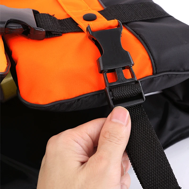 Outdoor Adult  Swimming Life Jacket Adjustable Buoyancy Survival Suit Polyester Children Life Vest With Whistle