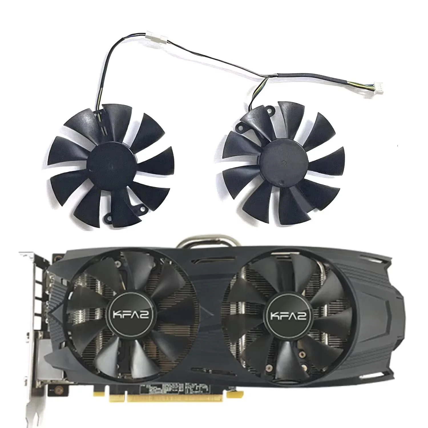 NEW 85MM 4PIN GA91S2H DC 12V 0.35A GTX1060 GPU fan for Galaxy GTX 1060 EX OC graphics card