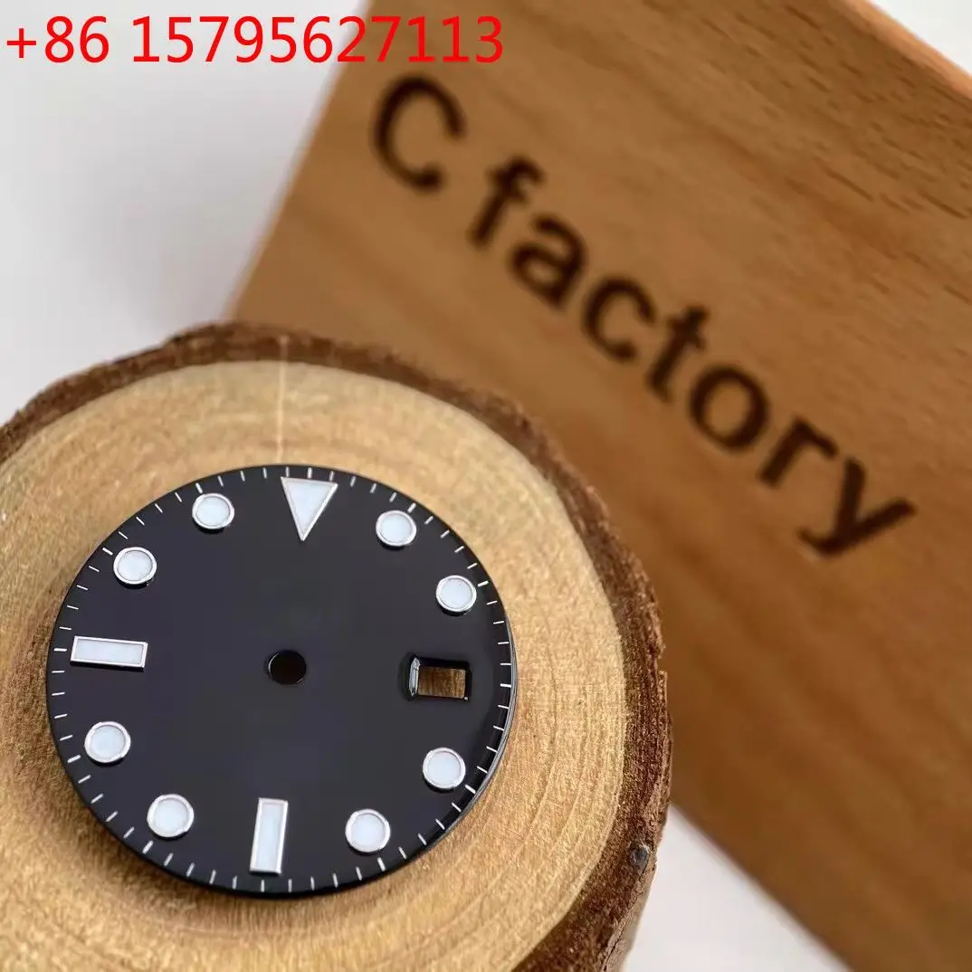 C factory luminous Watch dial compatible For 116610 Sub 3135 movement
