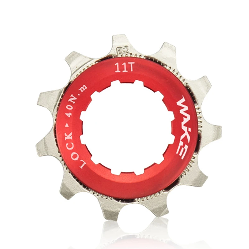 WAKE Bicycle Cassette Cog MTB Road Bike 8 9 10 11 12 Speed 11T Flywheel Parts Sprocket Cogs Bike Parts