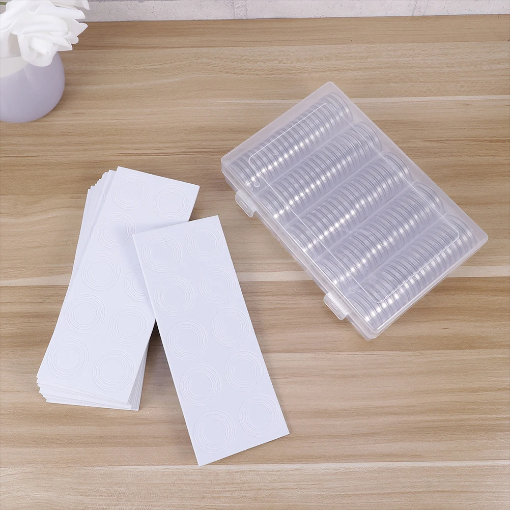 

100 Pcs 30mm Capsule Cases High Transparent Plastic Storage Box for Collectors Key Safe Keeper