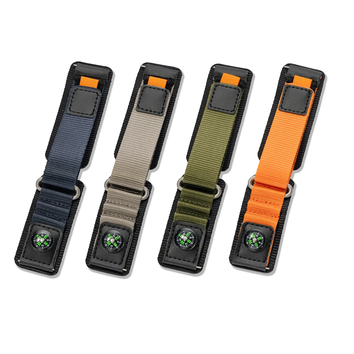 20/22mm Nylon Band for Samsung Galaxy Watch 7/6/5/4 44/40mm with Compass Strap for Huawei Watch GT6/5 46mm Breathable Bracelet