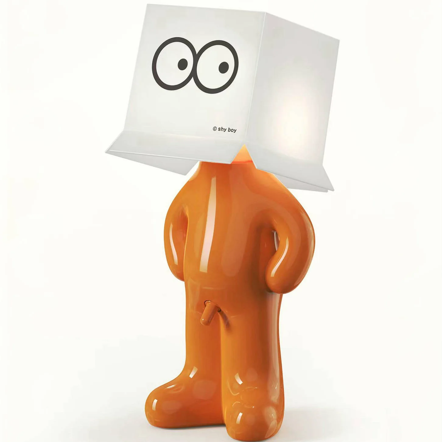 Decoración de dormitorio, mesa de luz Led, lámpara de escritorio, enchufe USB, expresión, niño con interruptor de pene, luz nocturna, luz de ambiente