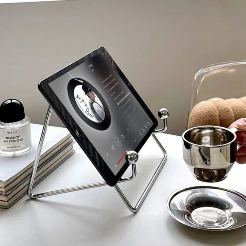 Multifunctional 30PCS Metal Tablet Stand Portable Sturdy Ins Style Desktop Lazy Holder Iron Art Reading Learning Stands Racks
