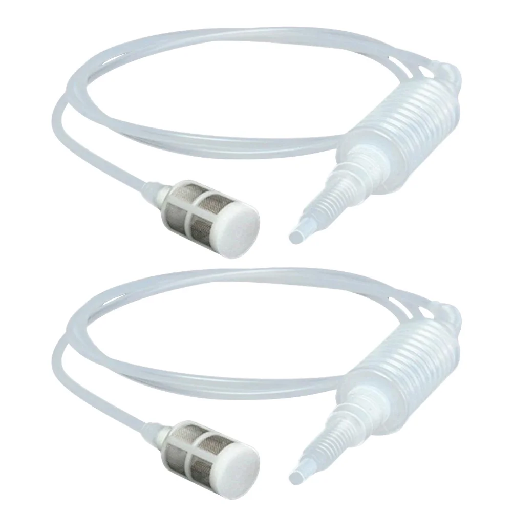 

2Pcs Wine Transfer Siphon Hose Manual Brewing Tools Filter Tubing Beer Wine Home Brewing Tube Siphon Hose Making Tools
