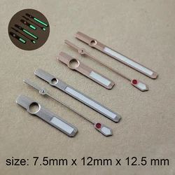 NH35 Hands C3 Strong green luminous Hands High end brushed silver rose gold pointer suitable for NH35/NH36/4R/7S movement