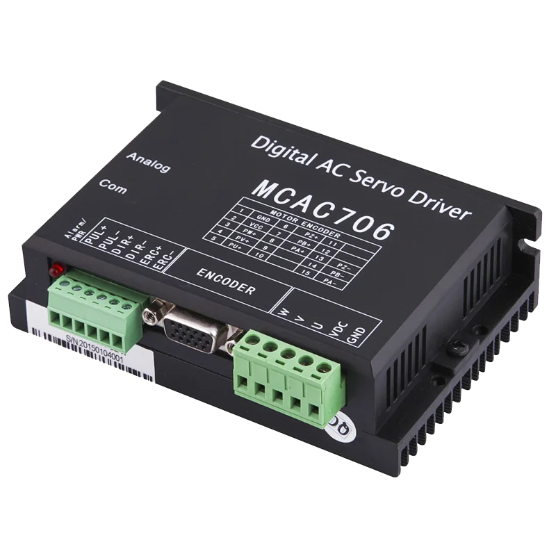 

CNC 6A MCAC706 200/400W AC no noise and heat servo motor driver