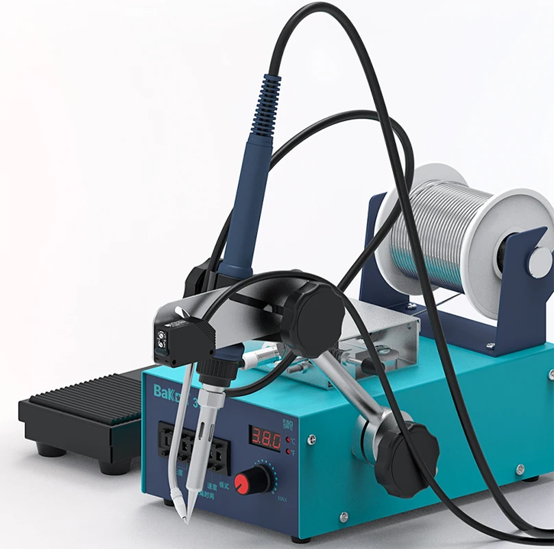 Bakon BK375B+ Lead Free Multi-Mode Adjustable Solder Tools Automatic Tin Soldering Station with Auto Tin Wire Feeder