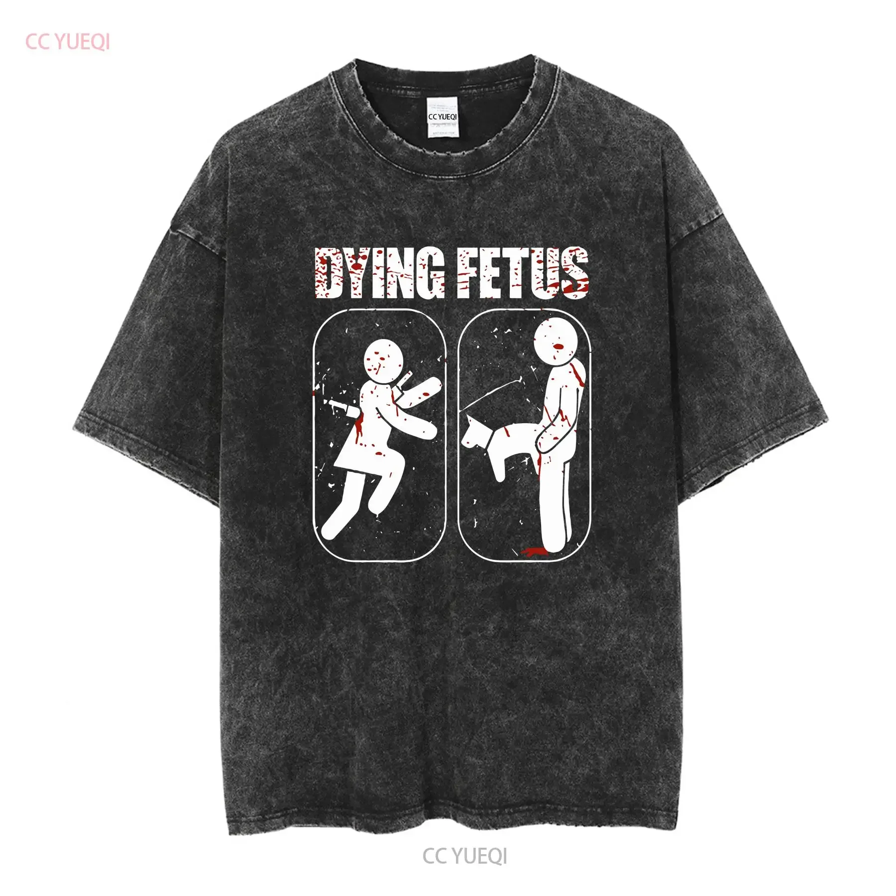 Dying Fetus Death Metal Band Kymryd T shirt S 2XL vintage Washed fashion streetwear Stylish Versatile Unisex homme