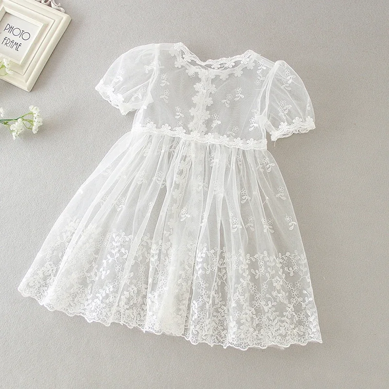 

Baby Girl Baptism Dress Infant Christening Dresses for Girls 1 First Birthday Party Princess White Ball Gown for Wedding Party