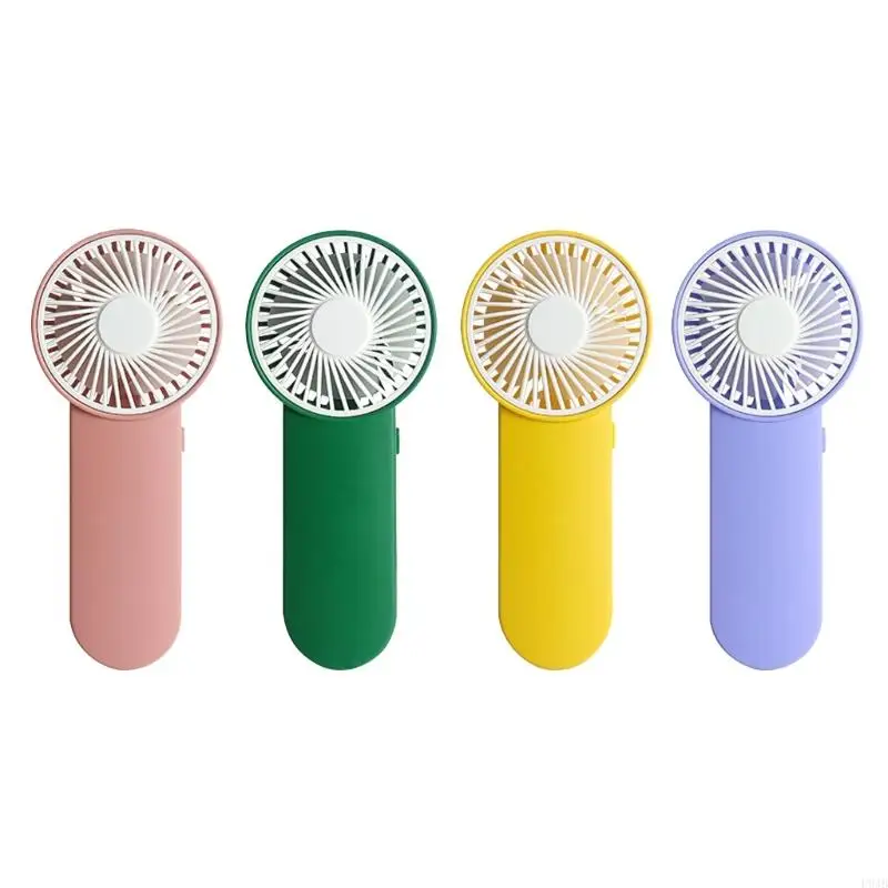 P9JB Travel Portable Fan Handheld Mini Fan AABattery Powered Super Mute Cooling Fan for Home Office- Travelling Cooler