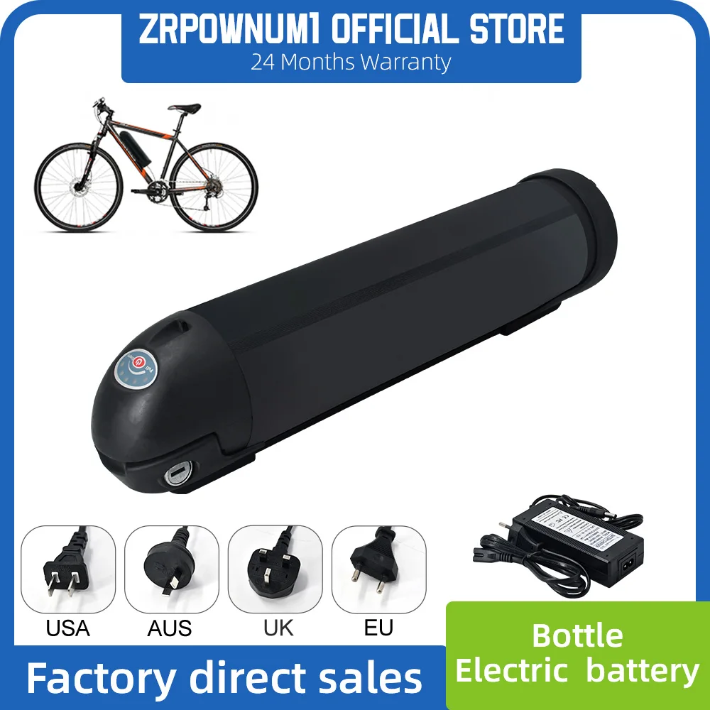 

Zrpownum1 1000W 500W 250Wmotor 48V Bottle 18650 SamsungCells E-bike Lithium Battery 48V 18AH Powerful Electric Bicycle Battery