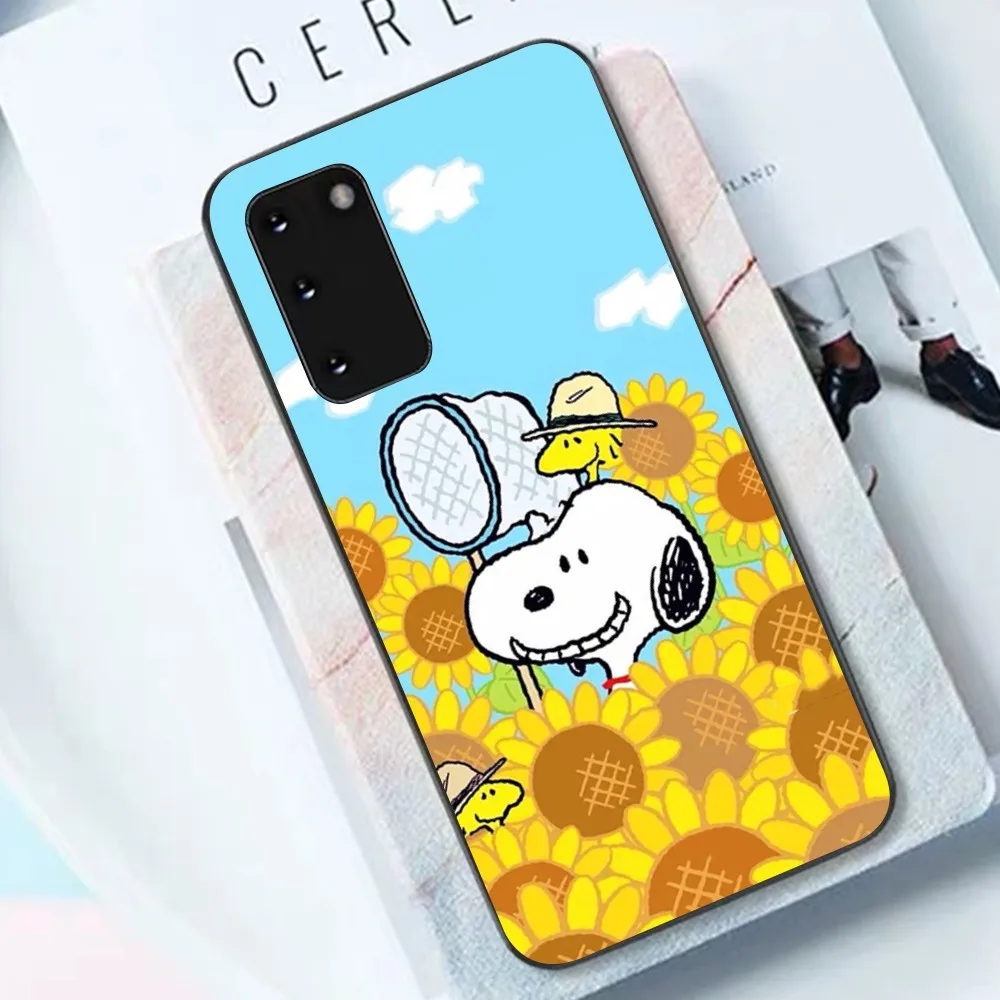 C-Cartoon S-Snoopys For Samsung S 9 10 20 21 22 23 30 23 24 plus lite Ultra FE S10lite Fundas