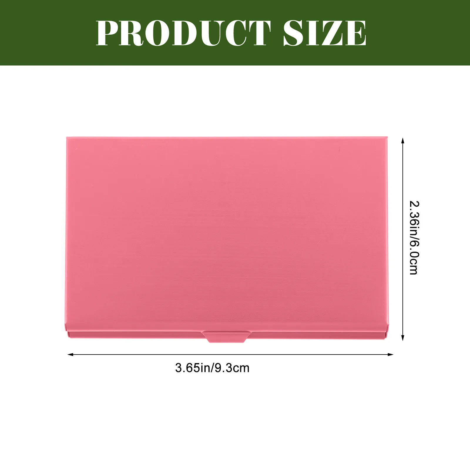 Aluminum Business Card Organizer Stylish Portable Card Holder Metal Wallet for Women Men Bank Id Cards with Mirror