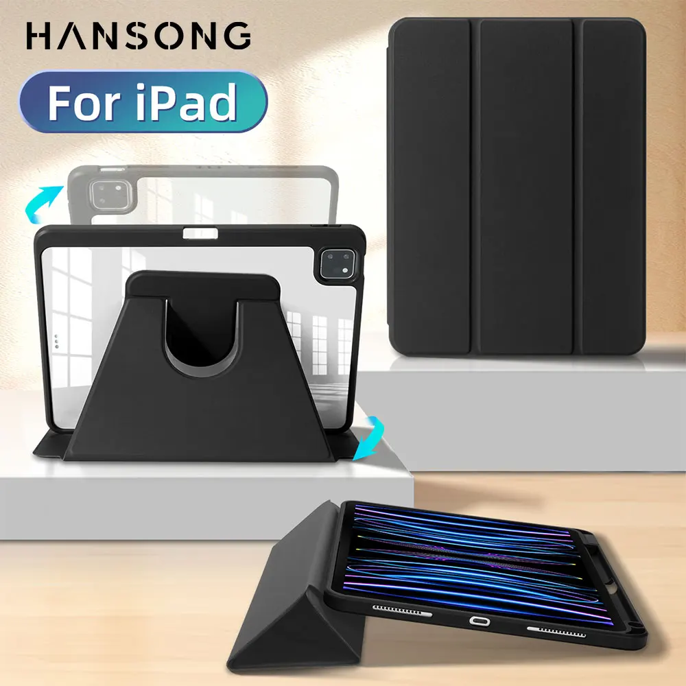 

Чехол для нового iPad 2024 iPad Air 11 13 M2 Pro 11 13 M4 iPad 10th Gen 10,9 Air 4/5 7/8/9th 10,2 5/6th 9.7in mini 6, чехол для планшета