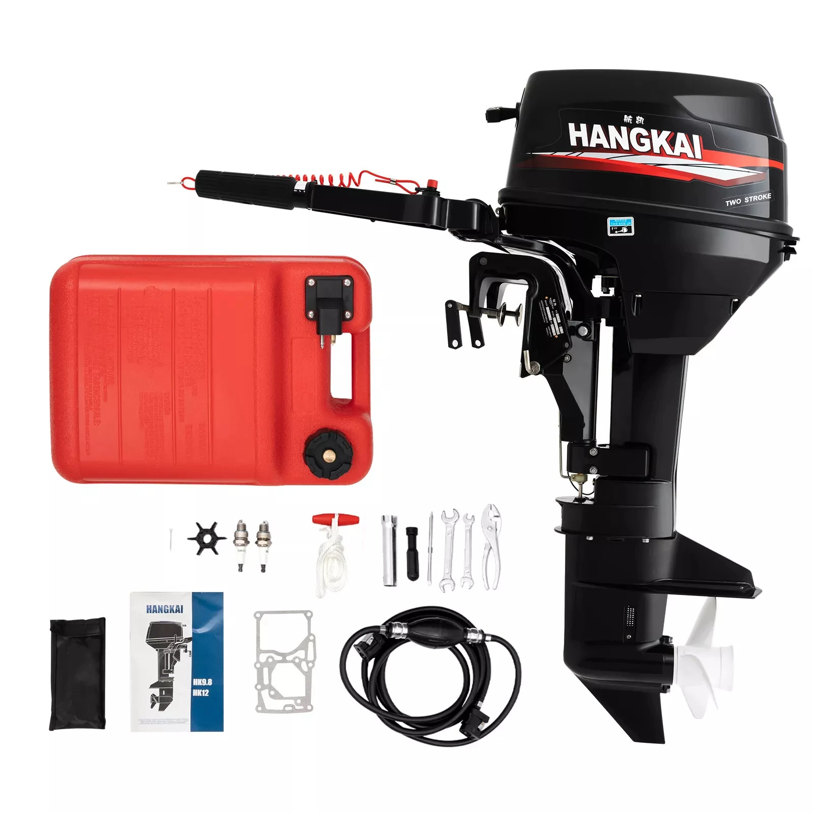 محرك خارجي ، محرك قارب مع تبريد بالماء ، 169CC ، 12HP