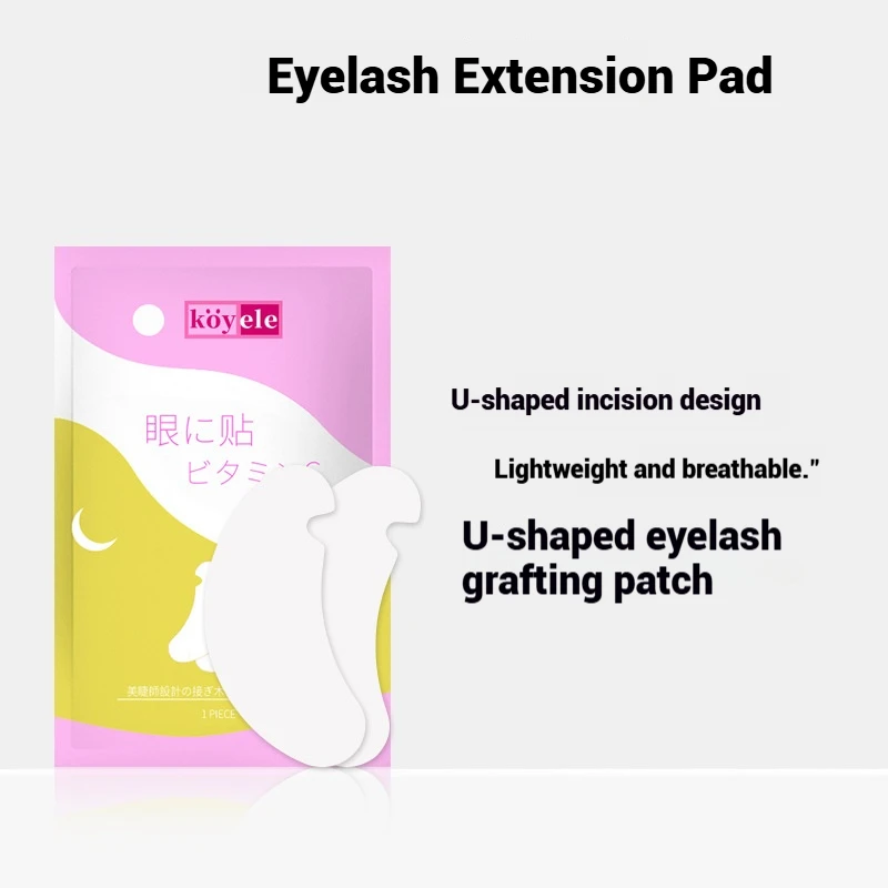 50 pares de remendos de hidrogel para extensão de cílios, suprimentos para extensão de cílios, gel sob almofadas para os olhos, maquiagem