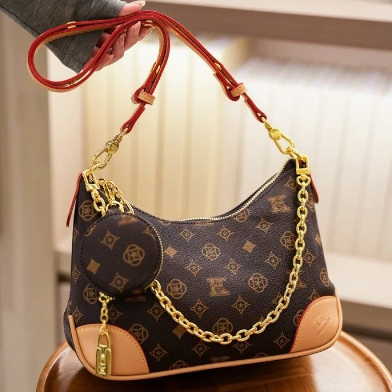 

Женская сумка-мессенджер из кожи с рисунком камелии, элегантная, высококачественная, прочная, просторная, в современном стиле ​