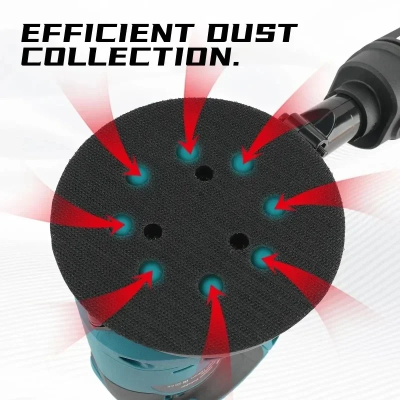 DBO180Z Cordless Random Orbit Sander Rechargeable, Disc Sanding Tool for Woodworking and Mud Polishing for 18V-20V battery.