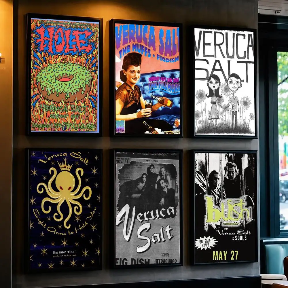 band V-Veruca Salt-T Poster Decorative Wall Art Sticker for Cafe Office Bedroom and Living Room