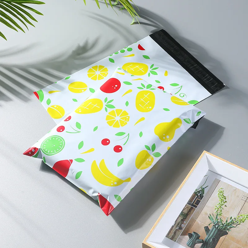 

INPLUSTOP 50Pcs Poly Mailer Envelopes Poly Bags Colorful Printing Courier Shipping Bags Waterproof Clothing Gifts Mailing Pouch