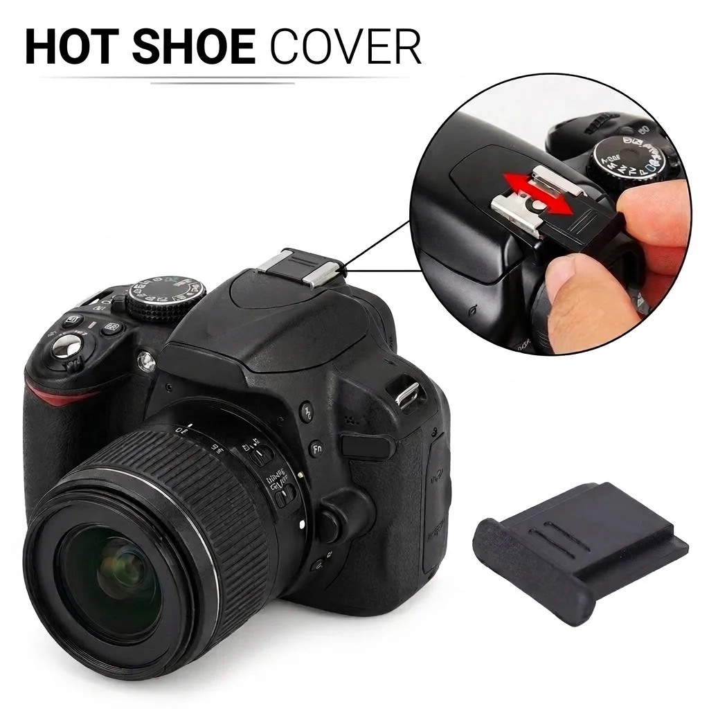 1pc BS-1 Flash Shoe Protective Cover SLR DSLR Digital Camera Protection Cap Accessories For Canon/Nikon/Pentax