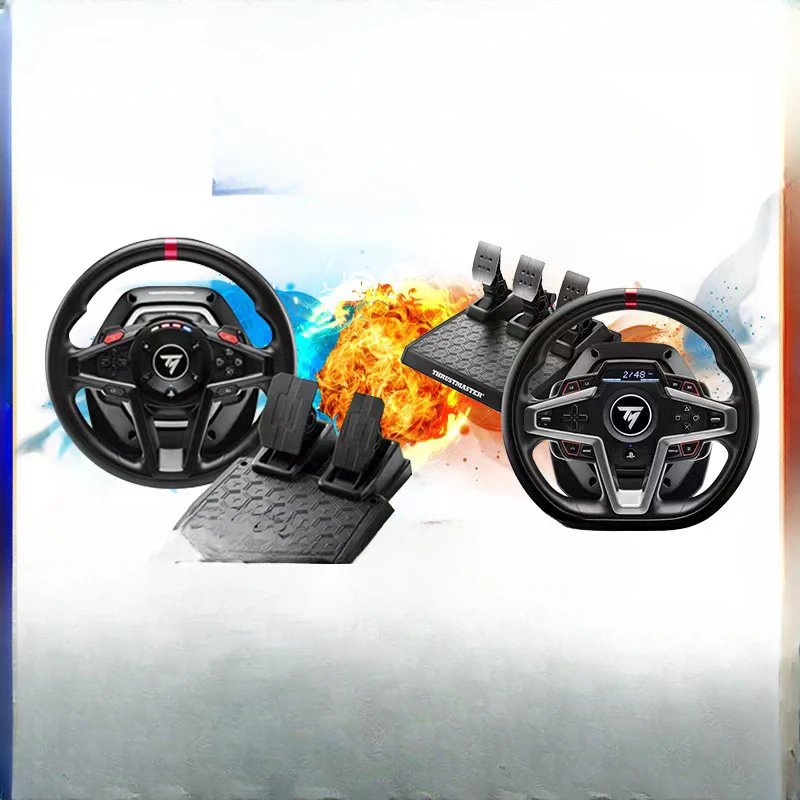 Force feedback game steering wheel racing simulator peripheral complete equipment cockpit PS5/PS4 European truck 2 Oka Horizon