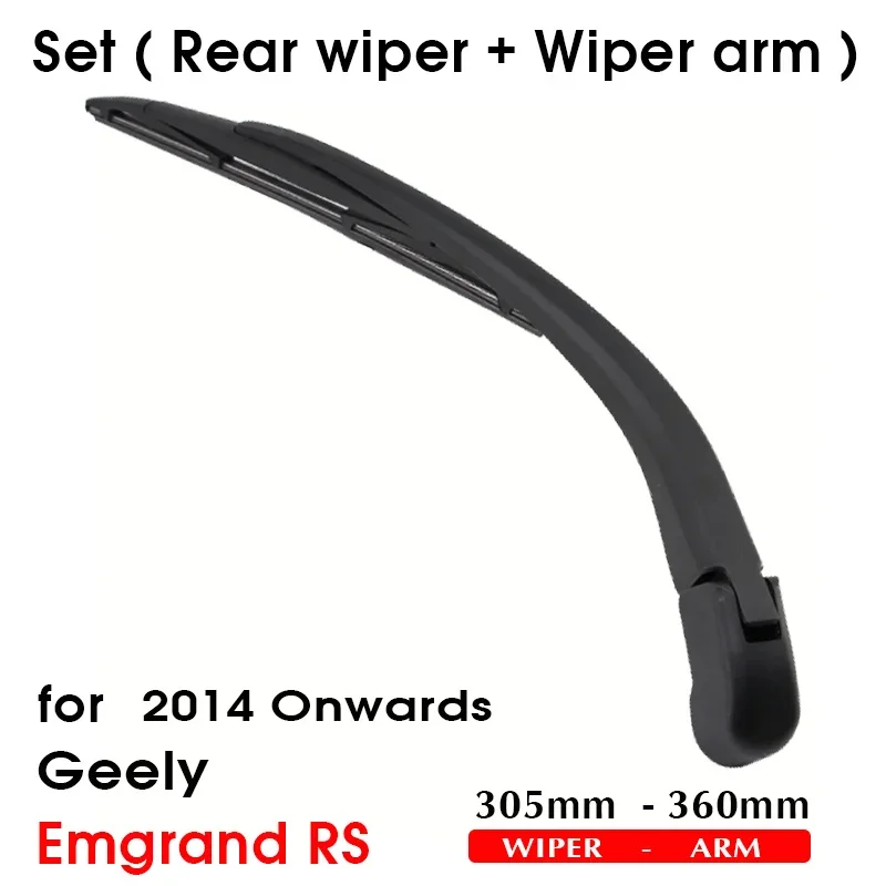 BEMOST Car Rear Windshield Wiper Arm Blades Brushes For Geely Emgrand RS 2014 Onwards Back Windscreen Auto Styling Accessories