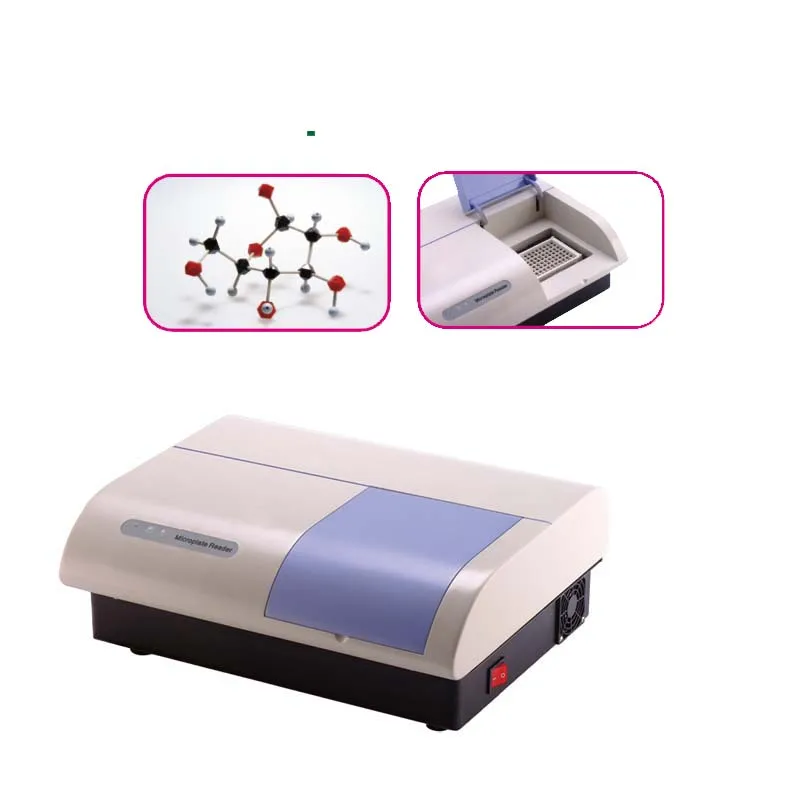 Biochemistry Coagulation TSH TB Elisa Analyzer Machine Plates Auto 96 Well Elisa Microplate Reader for Veterinary