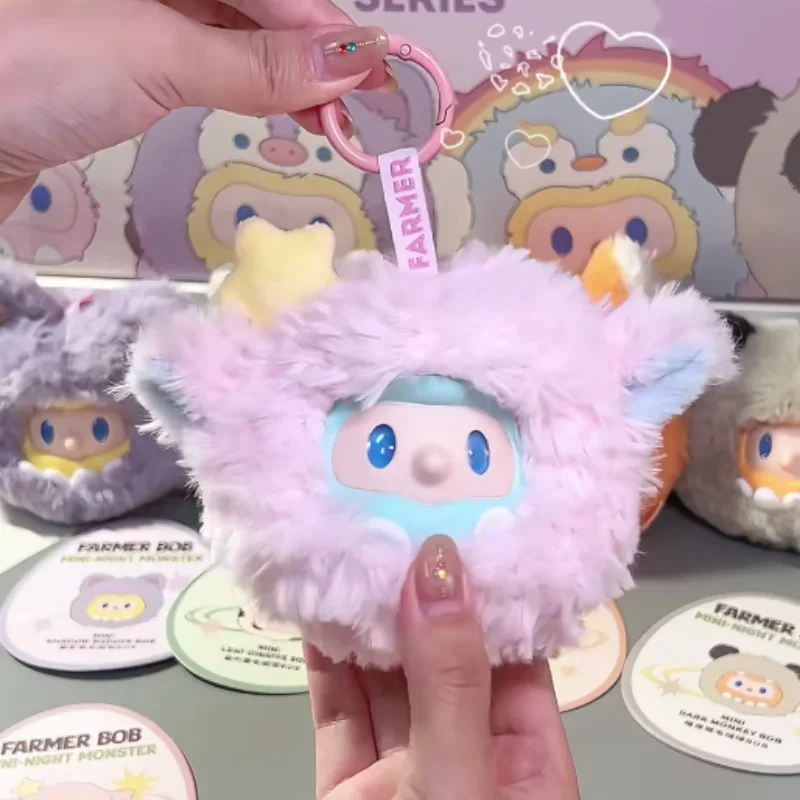 

Подлинный Spot Strange Night Tour Pot Ball Series, эмалированная плюшевая глухая коробка, подтверждение настольного орнамента, загадочная коробка-сюрприз